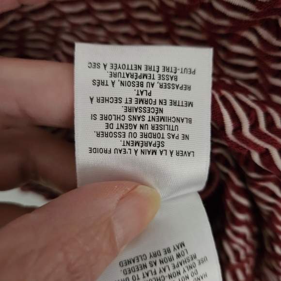 anthropologie Maeve pleating details raw hem shear details size small - Picture 12 of 16